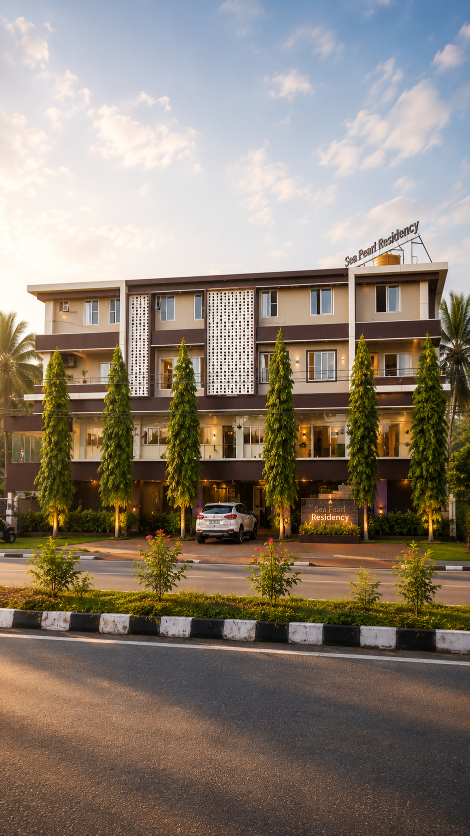 Sea Pearl Residency — Front Elevation